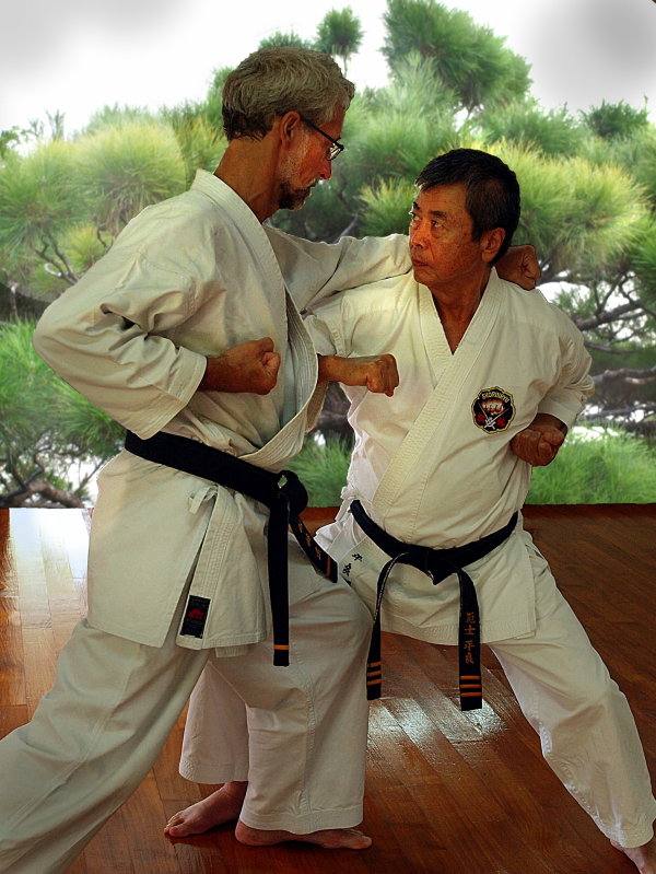 Kaicho Taira and Tuftedal Sensei